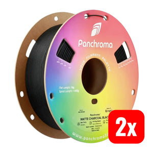 B-Ware Polymaker 3 D Druckfilament Matt Charcoal Schwarz Pla 1.75mm 1000g 2 Stück