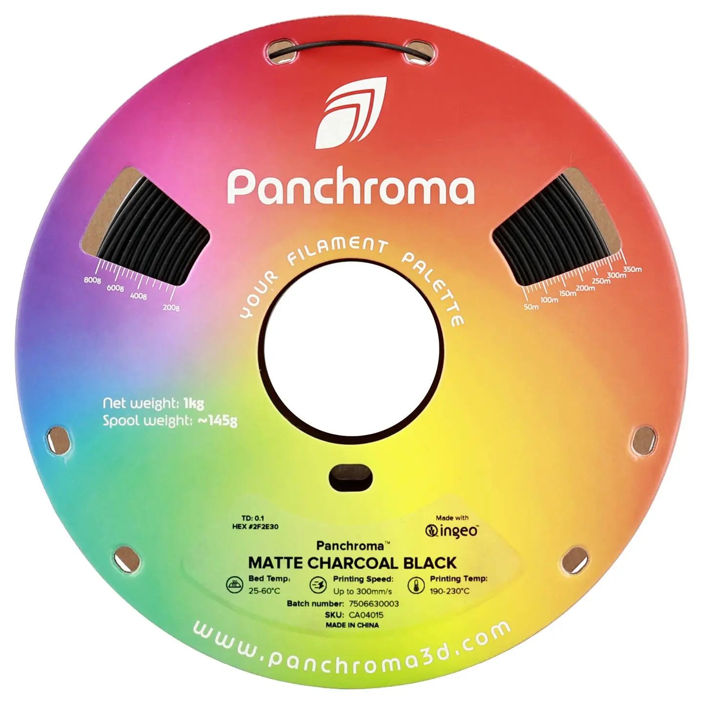 B-Ware Polymaker 3 D Druckfilament Pla Matt Schwarz Charcoal 1.75mm 1000g 2 Stück - 6938936714927