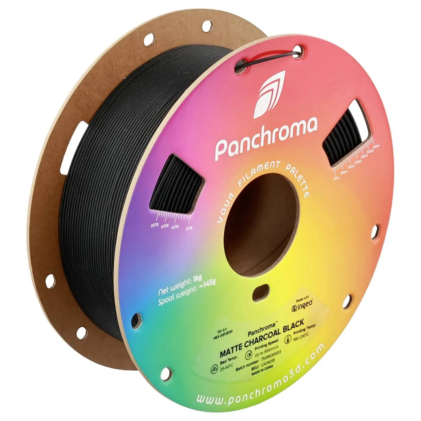 B-Ware Polymaker 3 D Druckfilament Pla Matt Charcoal Schwarz 1.75mm 1000g 2 Stück - 6938936714927