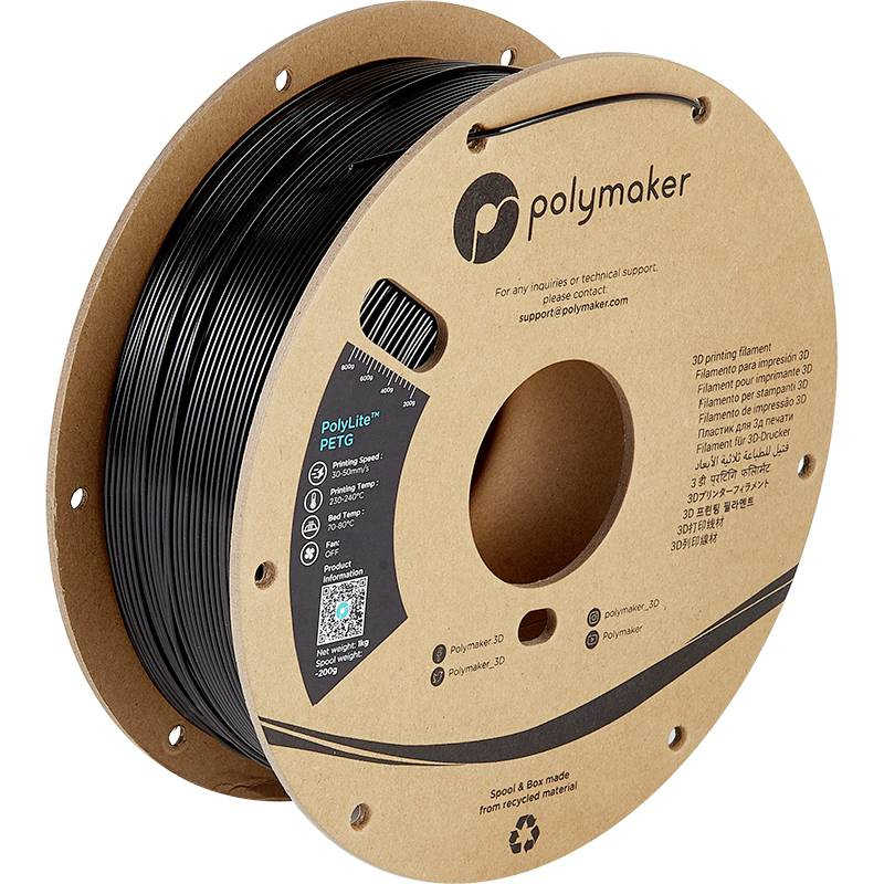 Polymaker Poly Lite Filament Petg 1.75mm 1kg Hitzebeständig 3 D Drucker Filament B-Ware - 6938936710035