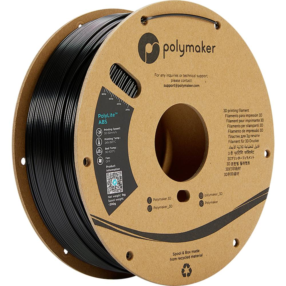 B-Ware Polymaker Pe01001 Poly Lite Abs Filament Druckerfilament 3 Stück - 6938936710158