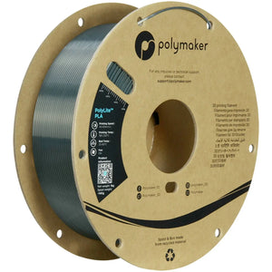 B-Ware Polymaker Filament 3 D Druckmaterial Pla 1,75mm Seide Poly Lite Gun Metal Gray 1kg