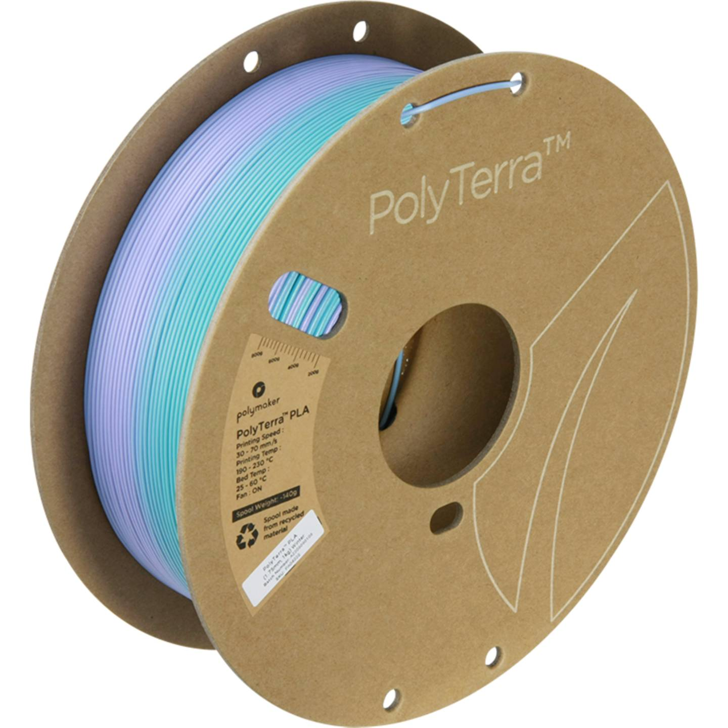B-Ware Polymaker Filament Druckmaterial Pla Gradient 1 75 Mm 1000 G Biokunststoff - 6938936713944
