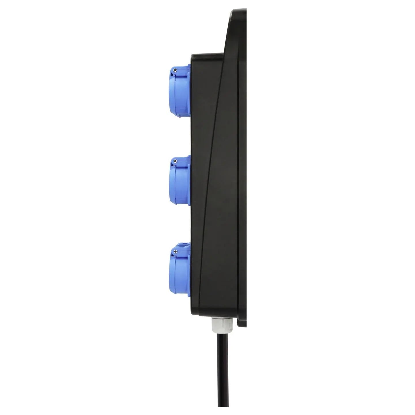 B-Ware Brennenstuhl Stromverteiler Verteiler Cee Stecker Schutzkontakt 6x 230 V Schwarz - 4007123688722