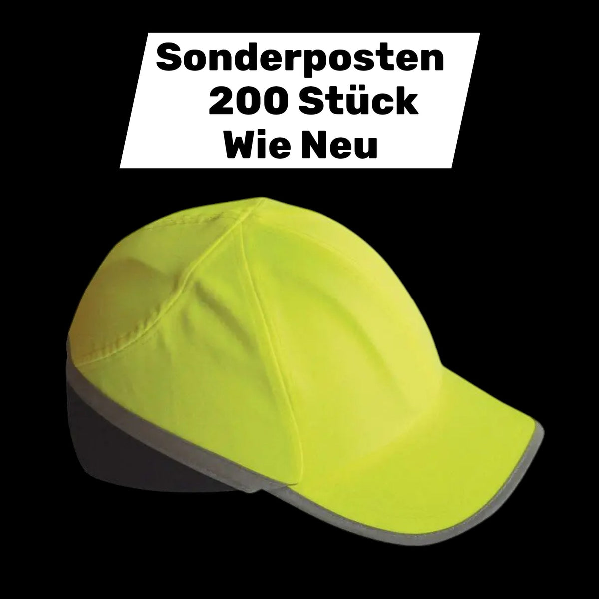 Portwest Hi-Vis Anstoßkappe Schutzkappe Helm Schirm PW79 SONDERPOSTEN 200 STÜCK - 5036108171910