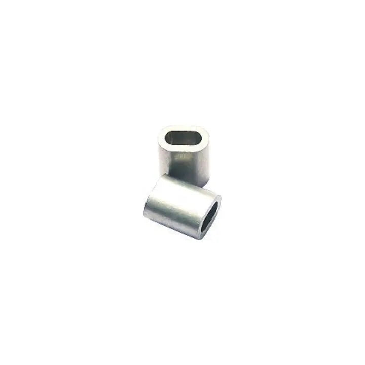 B-Ware Pösamo Pressklemme Seilklemme Alu Drahtseil 2 Mm Din En 13411 Blank 400 Stück - 4011645054705