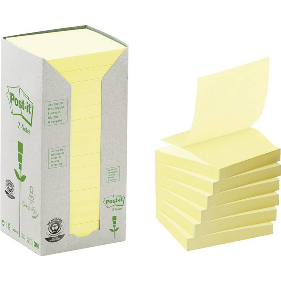 Post It Haftnotiz Zettel Notizblock 76 Mm X 76 Mm Gelb 1600 Blatt 7100172251 B-Ware - 4046719274031
