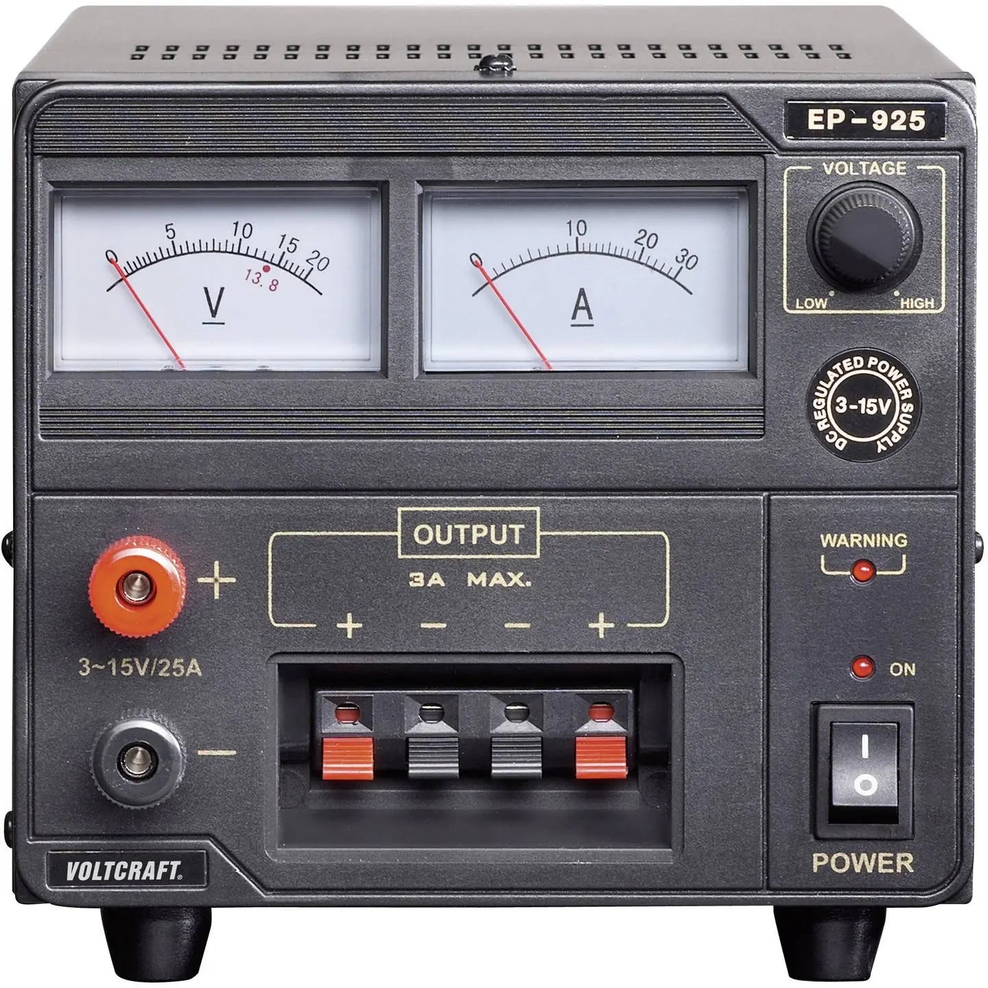 B-Ware Voltcraft Ep 925 Labornetzgerät 3   15 V/Dc 2   25 A 375 W Netzgerät541 - 4016138523638
