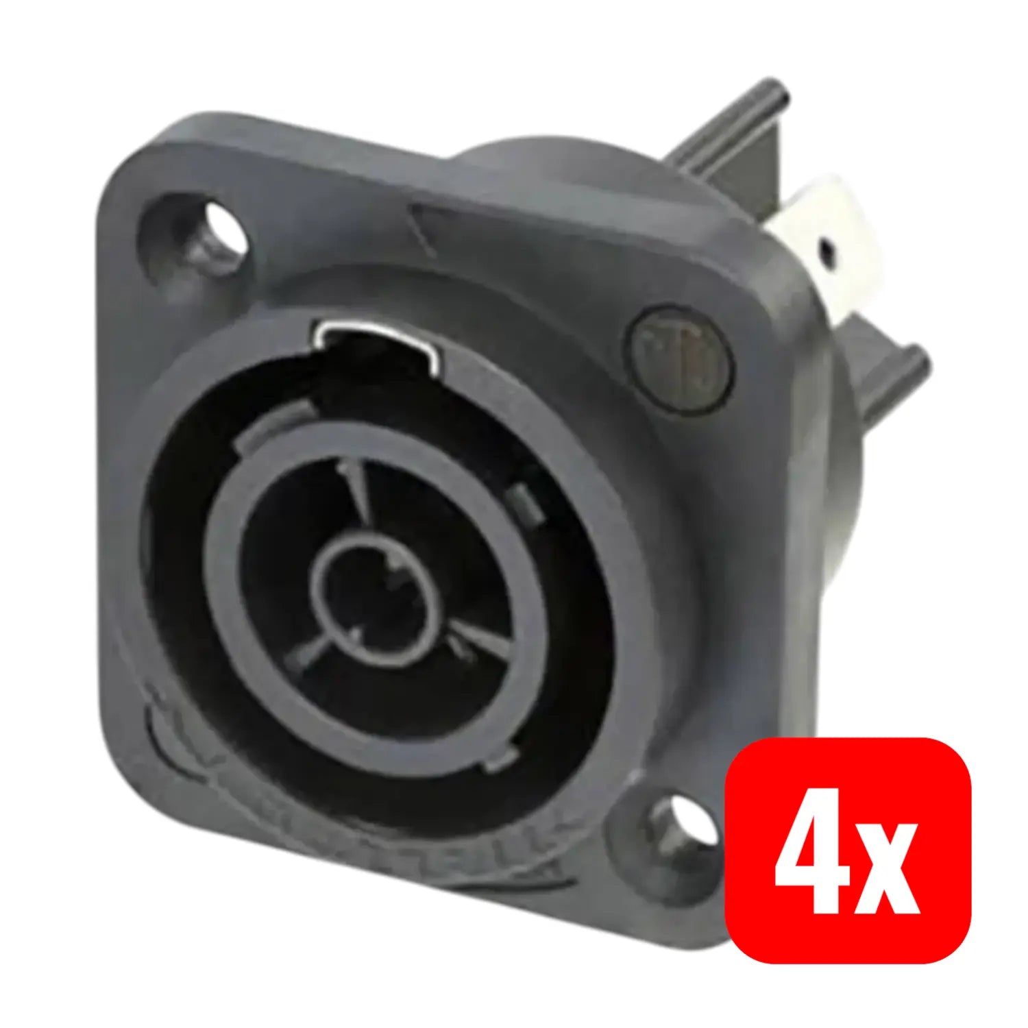 B-Ware Neutrik Netzsteckverbinder Buchse Stecker Power Con True1 Top Einbau 3 Pe 4 Stück - 7613187011801