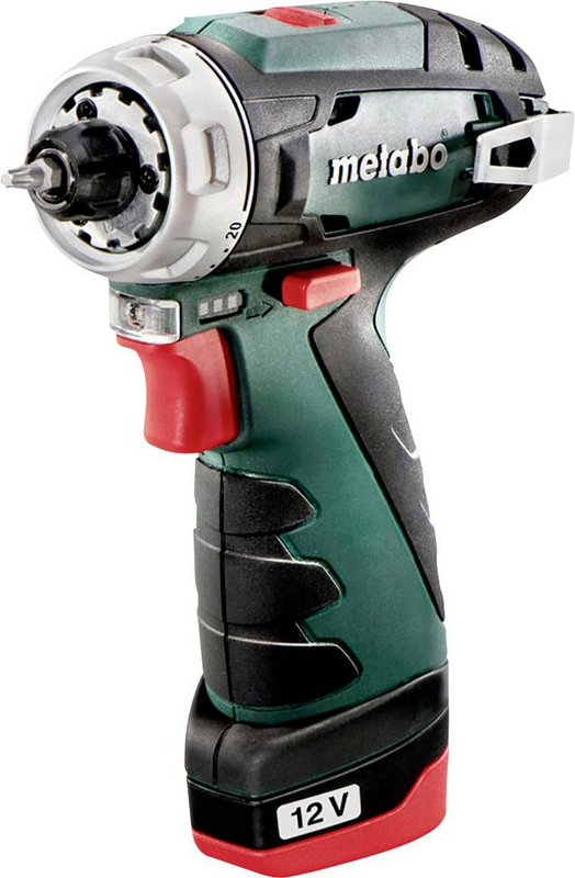 Metabo Powermaxx Bs Basic Akku Bohrschrauber 12 V 2.0 Ah Li Ion Akkuschrauber B-Ware - 4061792196483