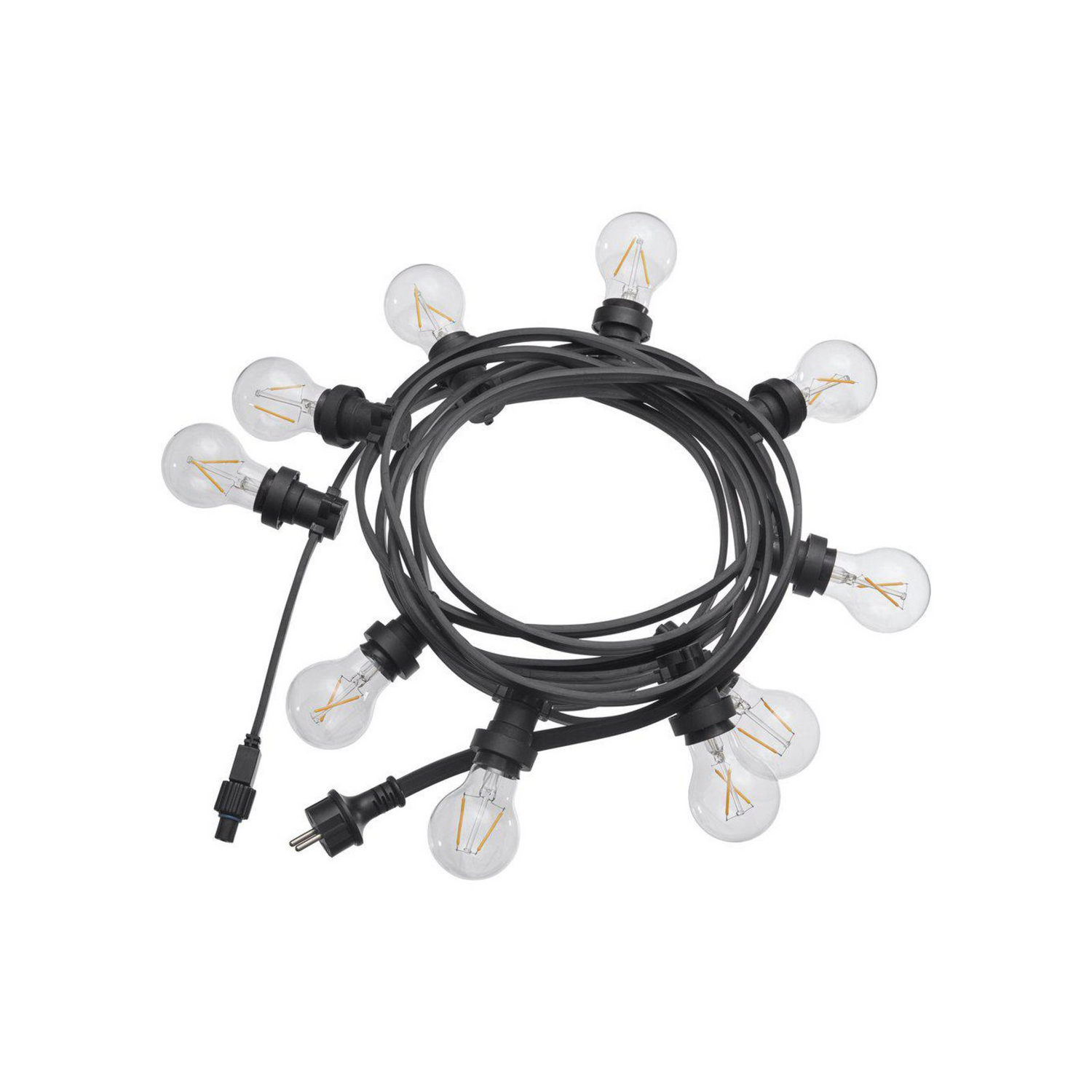 Pr Home Außenlichterkette Lichterkette Led Schwarz Transparent Siehe Text/Foto B-Ware - 7330976139934