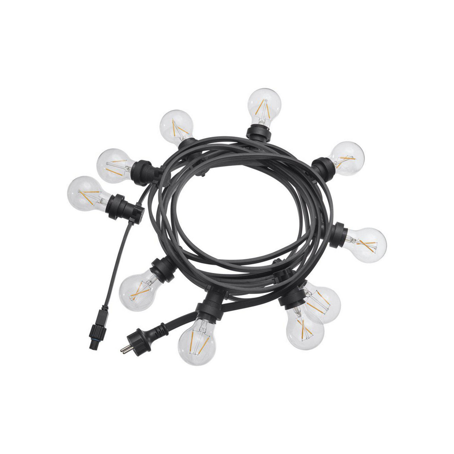 Pr Home Außenlichterkette Lichterkette Led Schwarz Transparent Siehe Text/Foto B-Ware - 7330976139934