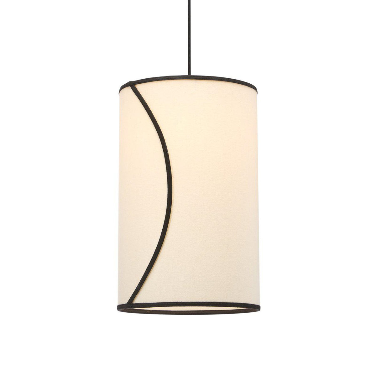 PR Home Hängelampe Pendelleuchte Ava Bio Baumwolle cremefarben Lampenschirm - 7330976142361