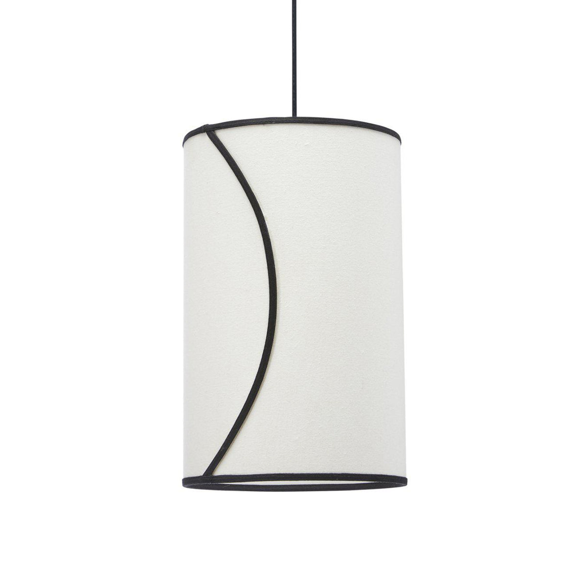 PR Home Hängelampe Pendelleuchte Ava Bio Baumwolle cremefarben Lampenschirm - 7330976142361