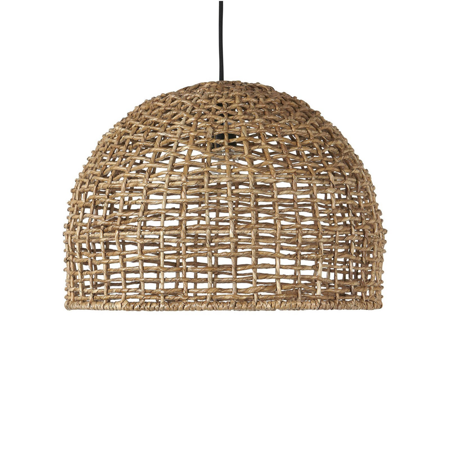 B-Ware Pr Home Hängeleuchte Pendelleuchte Cebu Lampe Holz Schwarz Lampakanayschirm Ip20 - 7330976057856