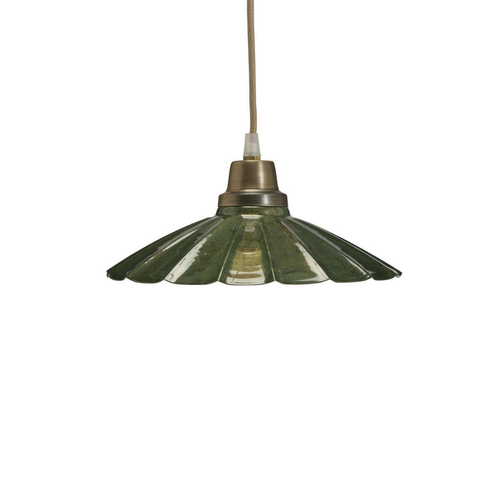 Pr Home Hängeleuchte Pendelleuchte Lampe Grün Eisen Stecker ø 24 Cm E27 Kabel B-Ware - 7330976140572