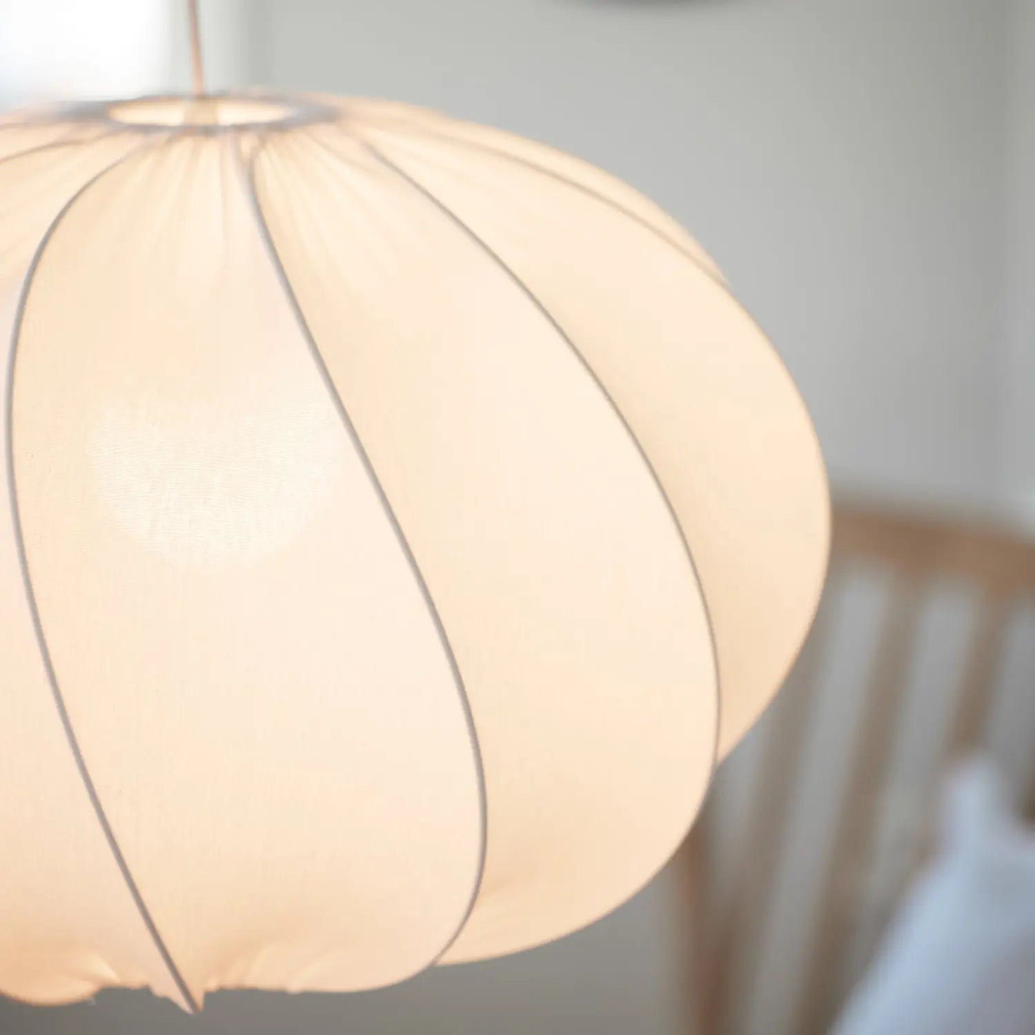 B-Ware Pr Home Pendelleuchte Hängelampe Olivia Textilschirm Weiß Leuchte Esszimmer - 7330976139705