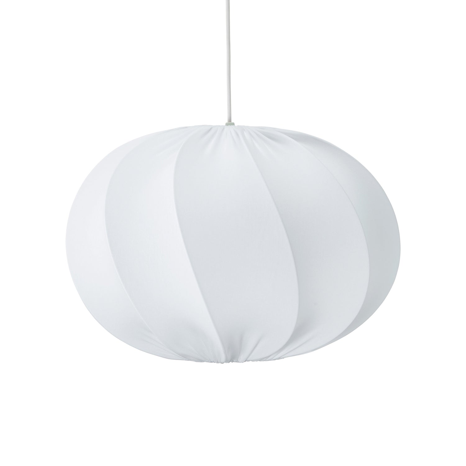 B-Ware Pr Home Pendelleuchte Hängelampe Olivia Textilschirm Weiß Leuchte Esszimmer - 7330976139705
