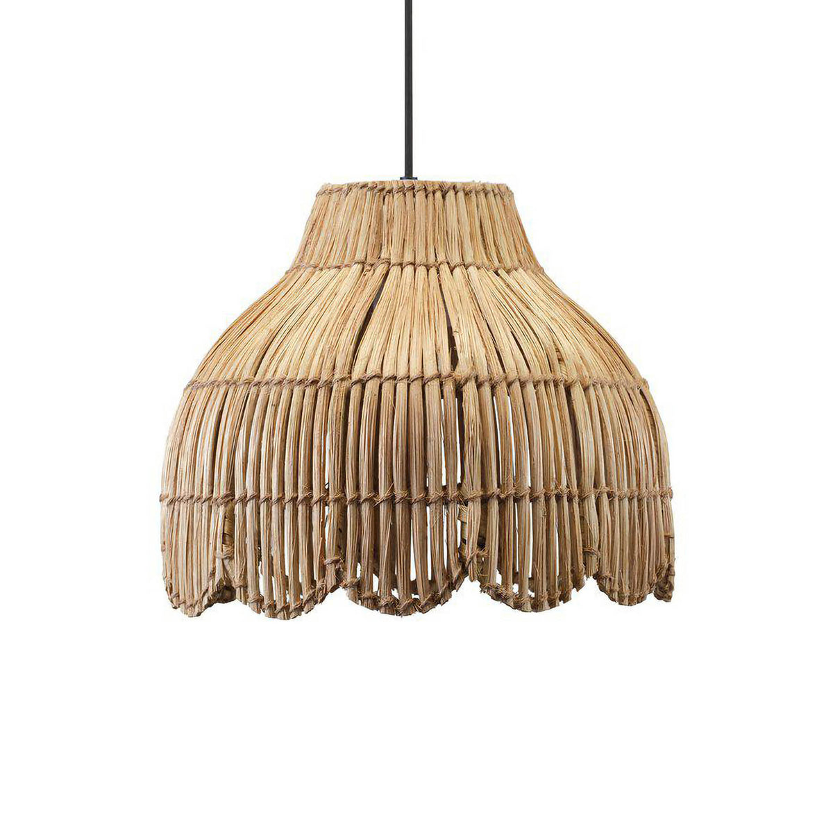 PR Home Hängeleuchte Pia Pendelleuchte Naturfaser Deckenlampe Leuchte E27 - 7330976138265
