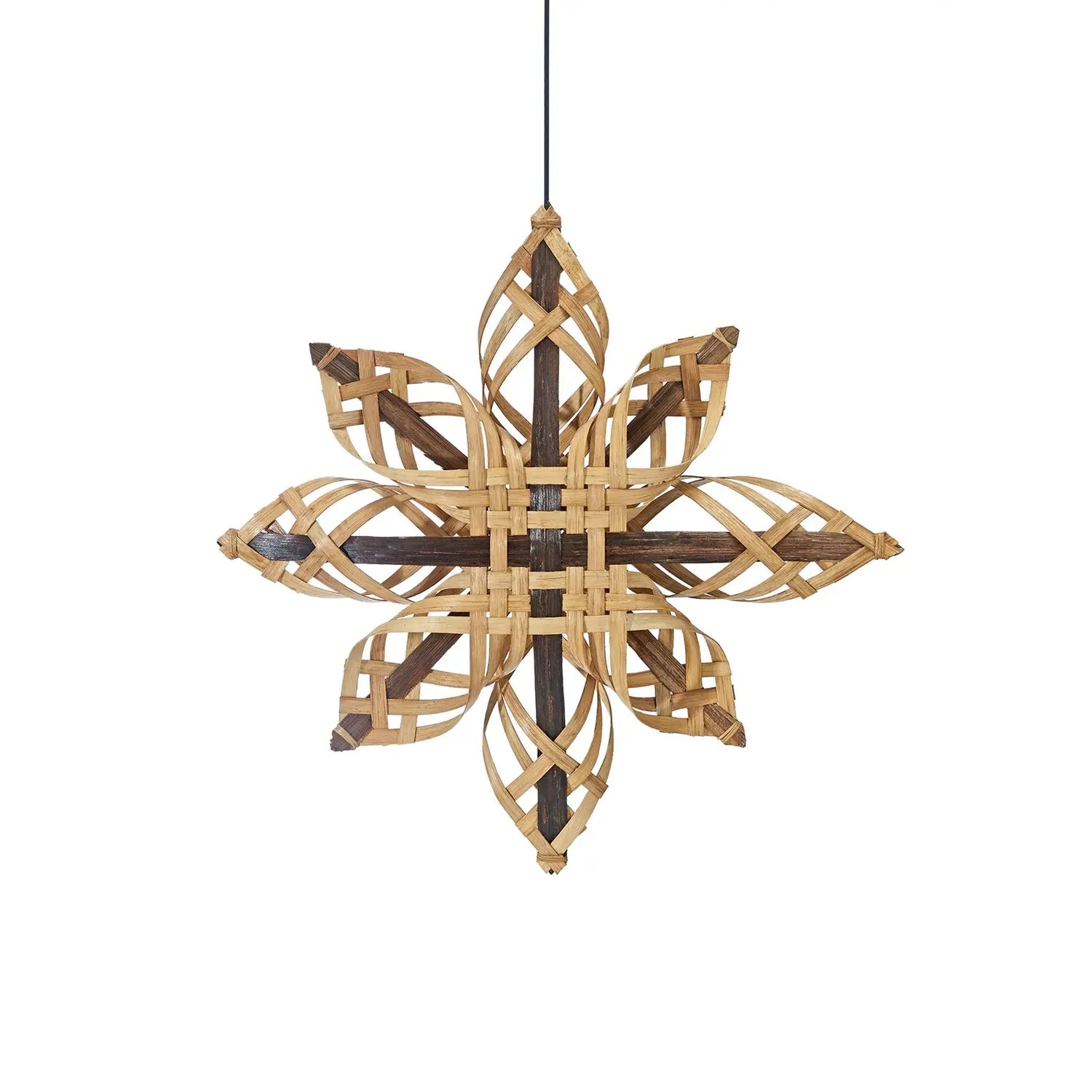 B-Ware Pr Home Hängelampe Pendelleuchte Rattanlampe ø82cm Naturmaterial Siehe Text - 7330976115778