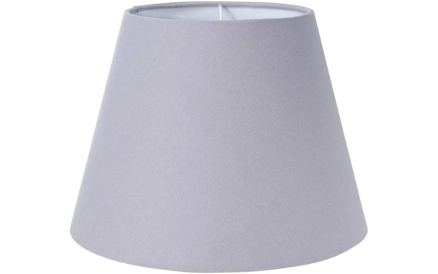 B-Ware Pr Home Schirm Lampenschirm Meja Baumwolle Grau E27 Ringhalterung ø25cm X 18,5cm - 7330976128884