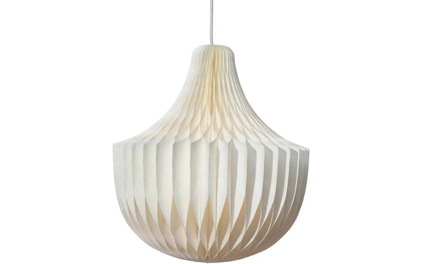 B-Ware Pr Home Lampenschirm Vicky Leuchtenschirm Papier Weiß Deckenlampe  - 7330976128648