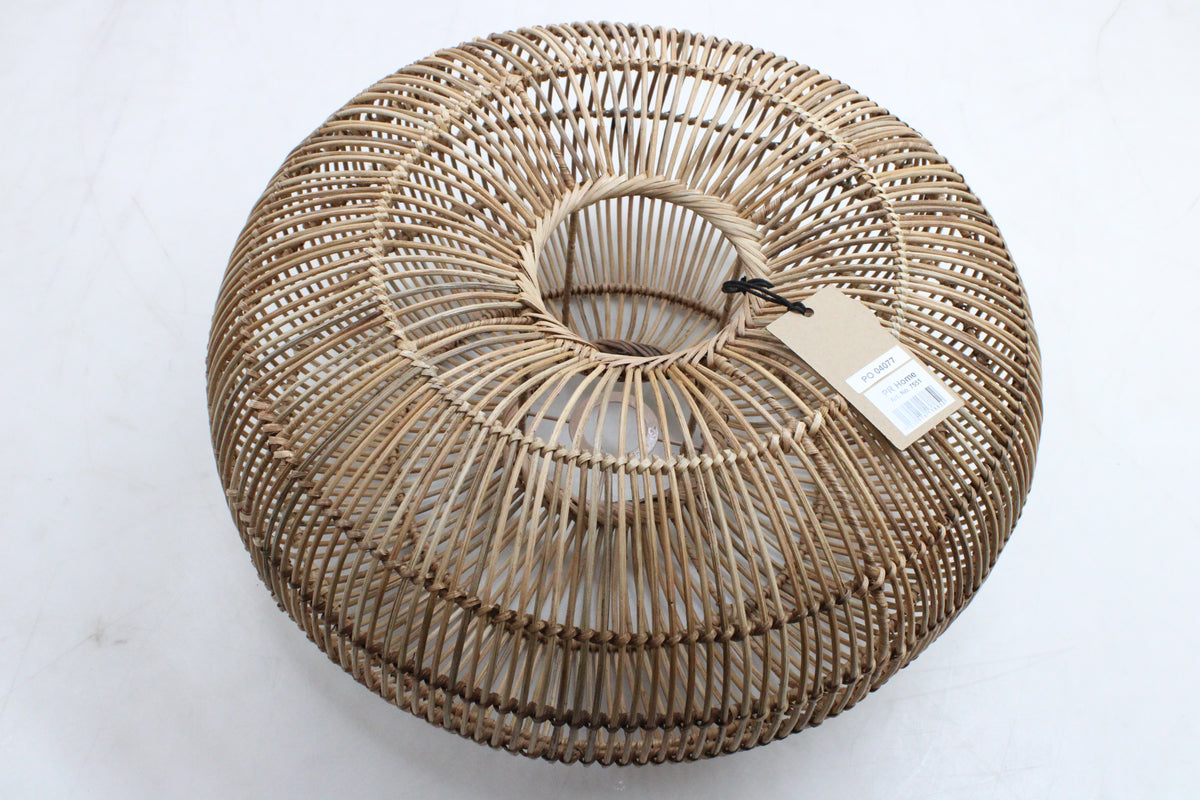 PR Home Hängeleuchte Pendelleuchte Zuri Rattan 51 cm Wohnzimmer SIEHE TEXT/FOTO - 7330976138852