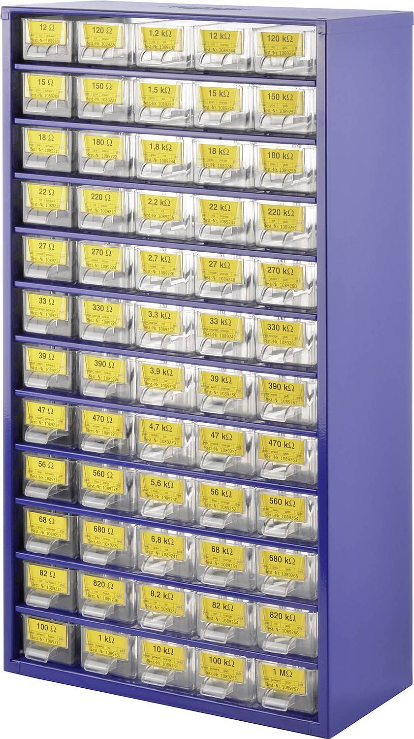 Kohleschicht Widerstand Sortiment Axial Bedrahtet 5 % 1 Set Passives Bauelement B-Ware - 4016138035223