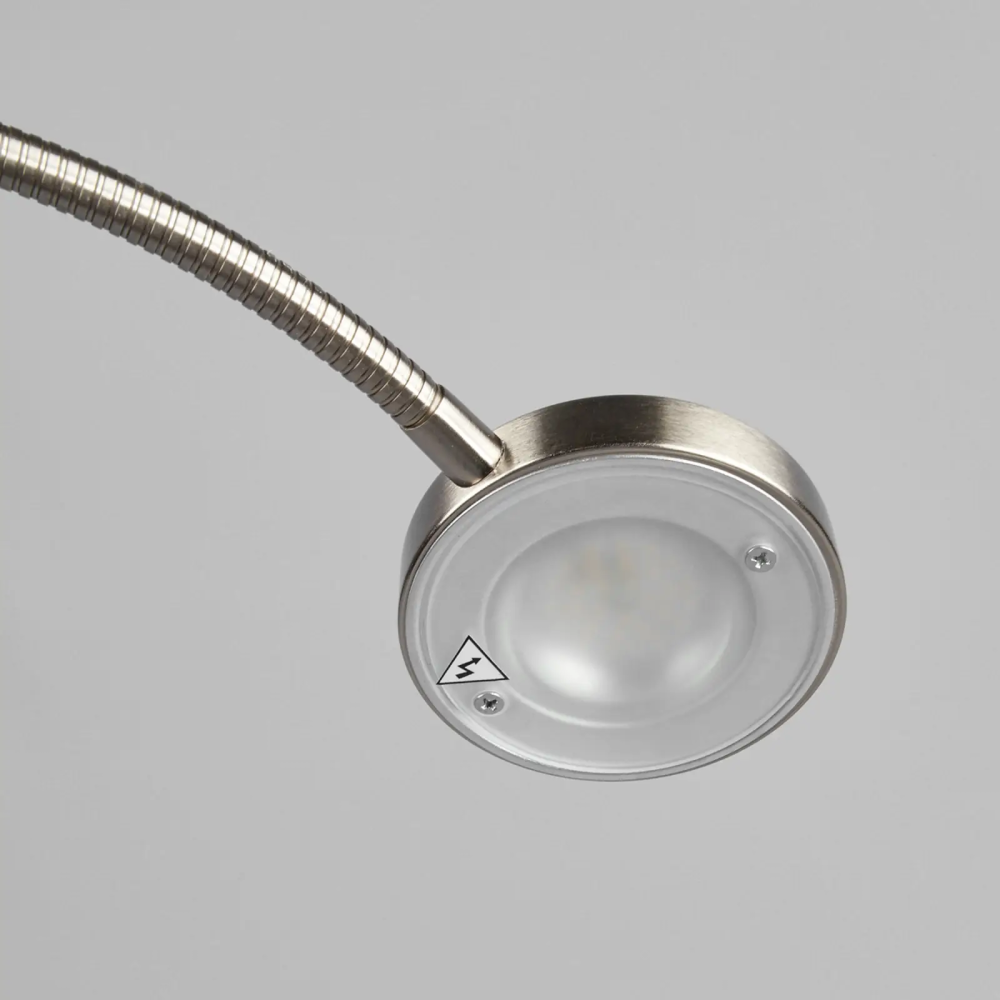 B-Ware Lindby Praktische Led Leseleuchte Mit Schwanenhals Leselampe Stehlampe H 140 Cm - 4251096518948