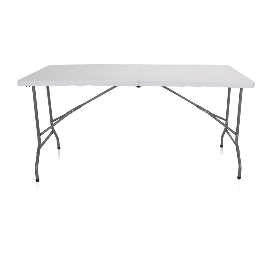 Hjh Office Campingtisch Klapptisch Tisch 152x70 Cm Tragegriff Weiß  B-Ware - 4064323013310