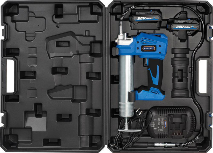 Pressol Akkufettpresse Professional 20 V/2,0 Ah F.400g Siehe Text/Foto B-Ware