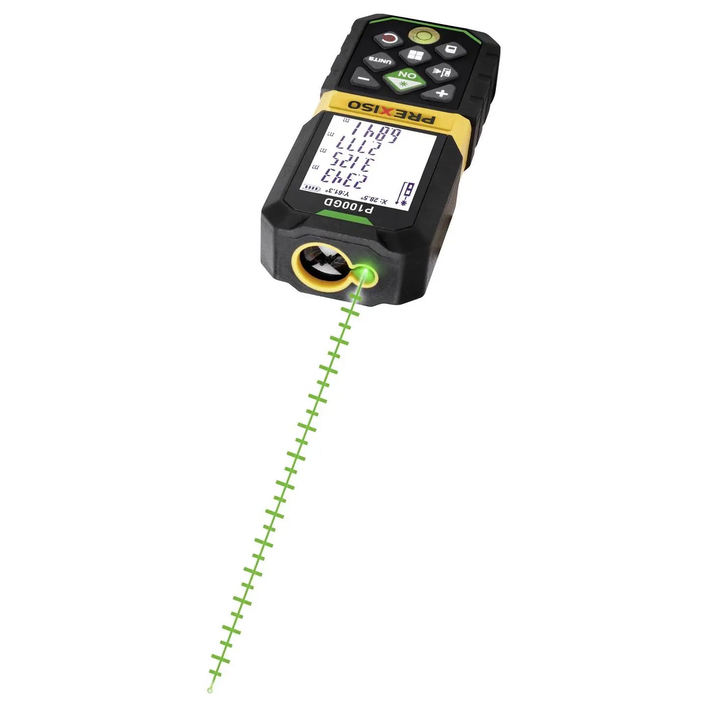 B-Ware Prexiso Laser Entfernungsmesser Distanzmesser Entfernungsmessgerät 100m Usb C - 7640134057667