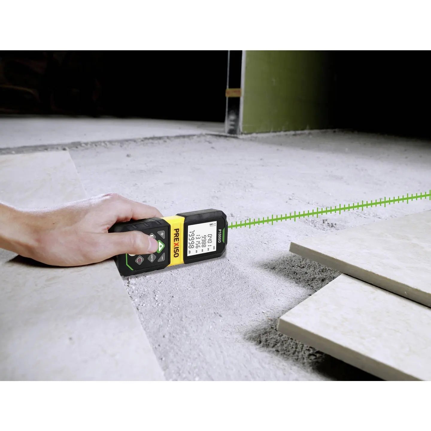 B-Ware Prexiso Laser Entfernungsmesser Distanzmesser Entfernungsmessgerät 100m Usb C - 7640134057667