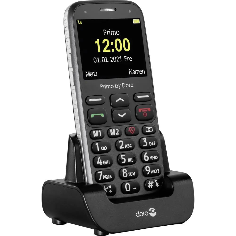 B-Ware Primo By Doro Seniorenhandy Handy Mobiltelefon 368 Sos Taste Graphite Ladeschale - 4260117674433