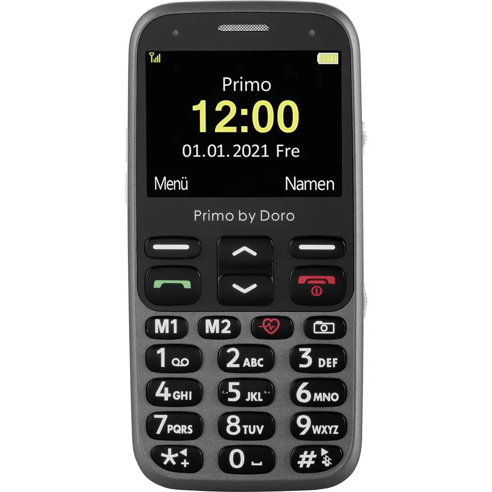 B-Ware Primo By Doro Seniorenhandy Handy Mobiltelefon 368 Sos Taste Graphite Ladeschale - 4260117674433