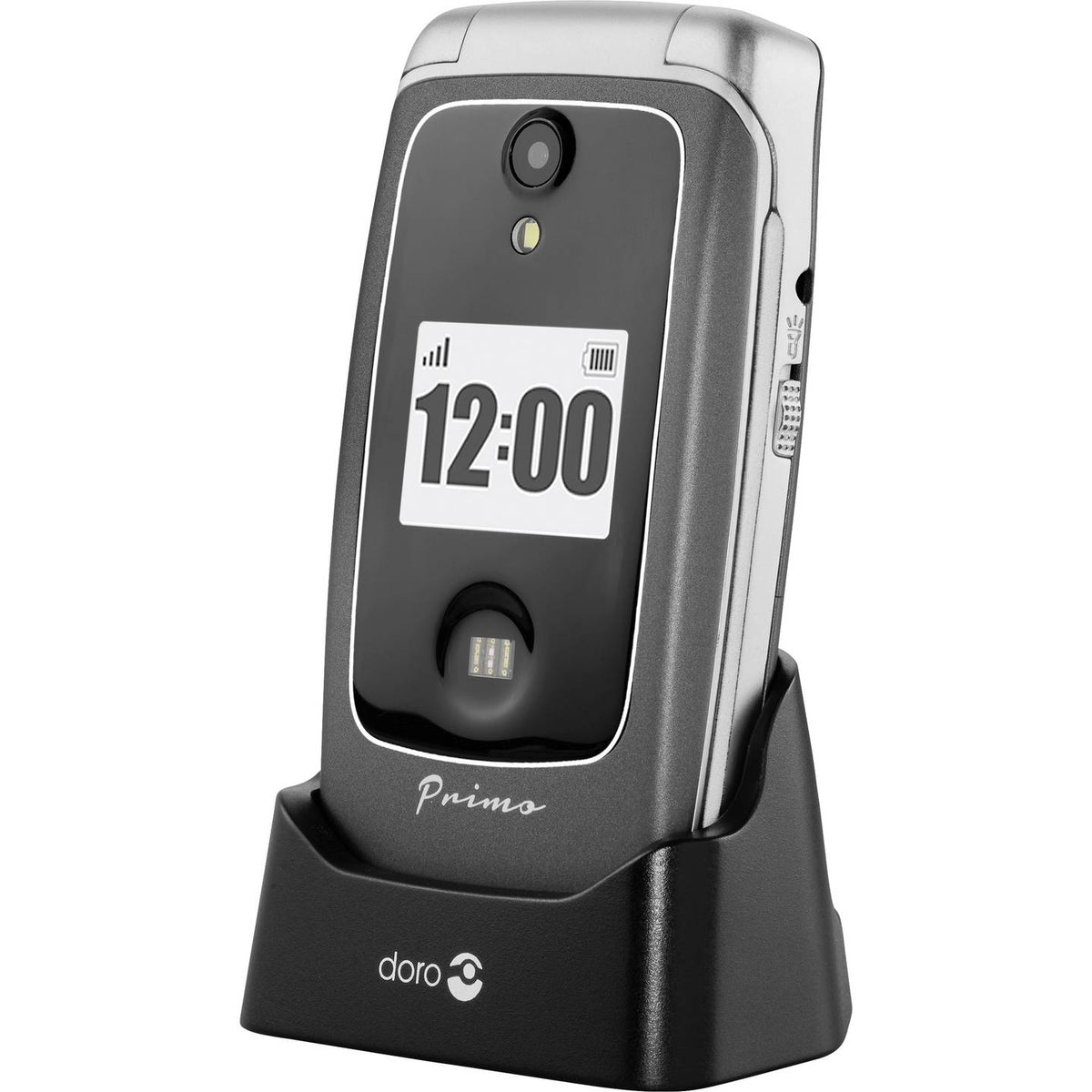 Primo by Doro 418 Senioren Handy Mobiltelefon Graphit Notruf Sturzsensor BT - 4260117674464