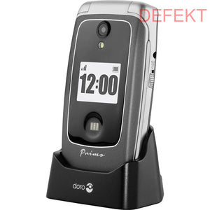 D-Ware Primo By Doro 418 Senioren Handy Graphit Notruf Sturzsensor Defektware