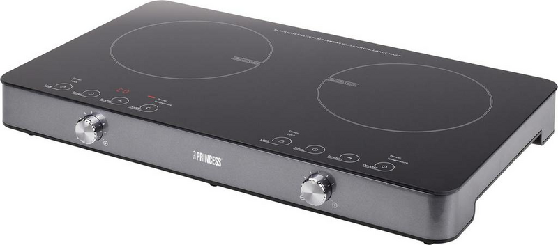 Princess Induktionskochplatte Doppelkochplatte Kochplatte Tragbar Camping 3100 W B-Ware - 8713016079015