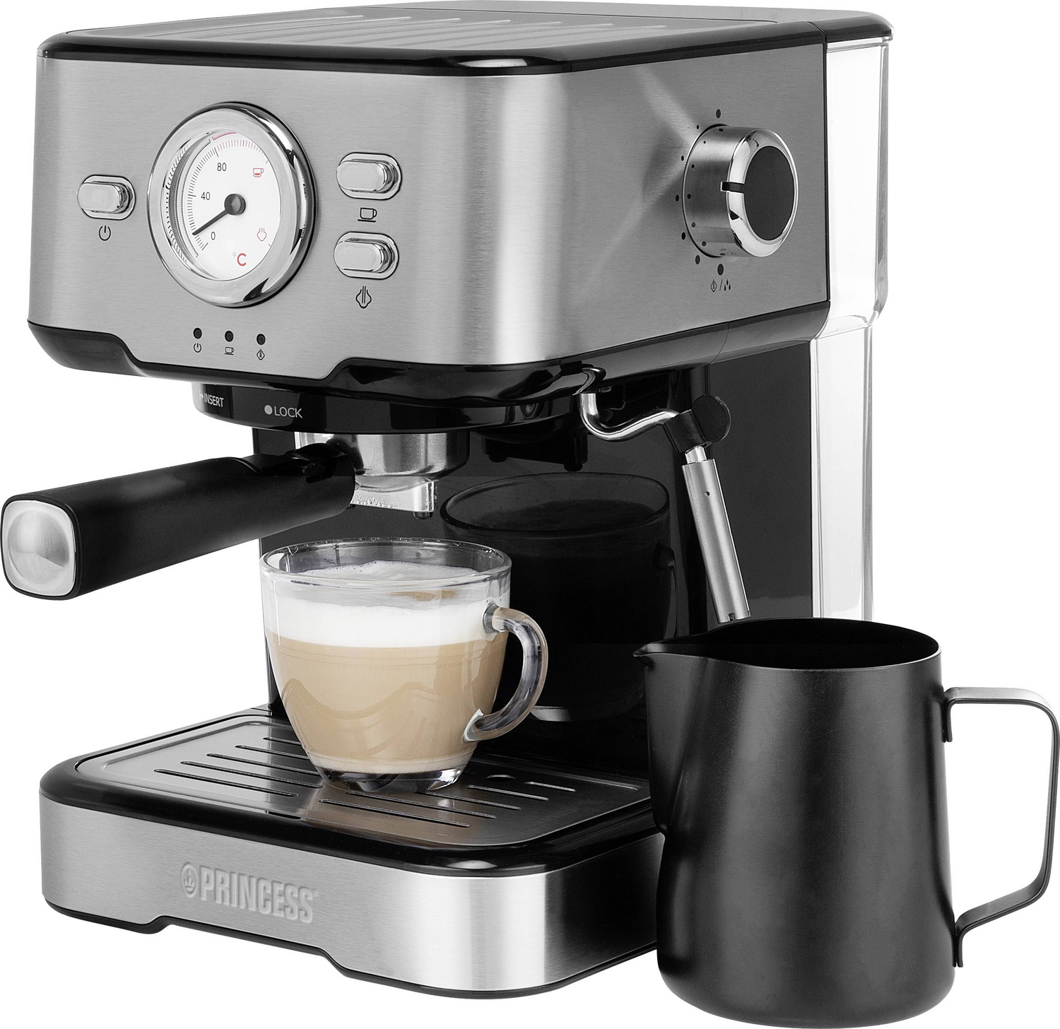 B-Ware Princess 249415 Kapselmaschine Milchaufschäumdüse Tassenwärmer - 8712836973640