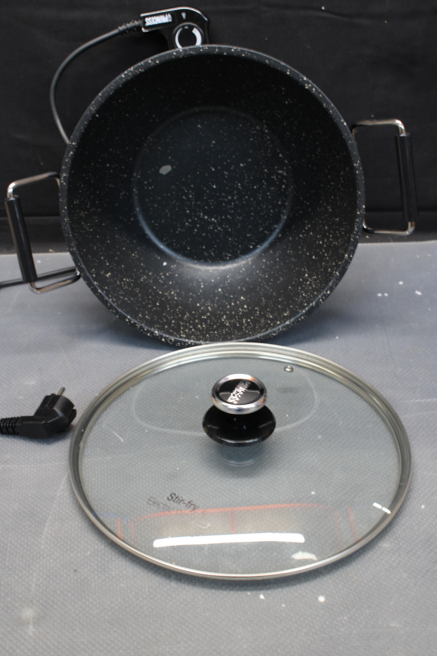 Princess Elektrischer Wok Pfanne Küchenzubehör Topf Kochen 1400 W Siehe Text C-Ware - 8713016098733