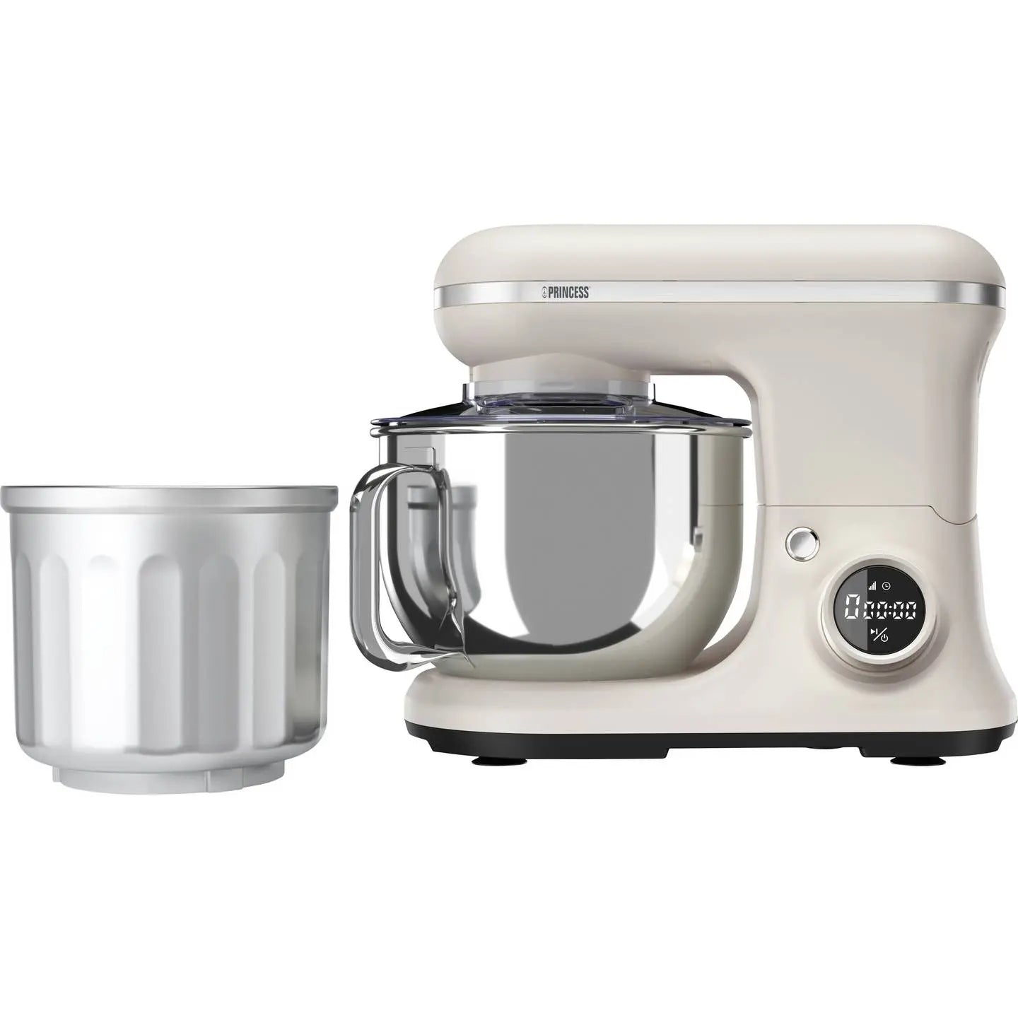 B-Ware Princess Küchenmaschine Rührgerät Küchenhelfer 1200 W Creme Weiß Edelstahl - 8712836996113