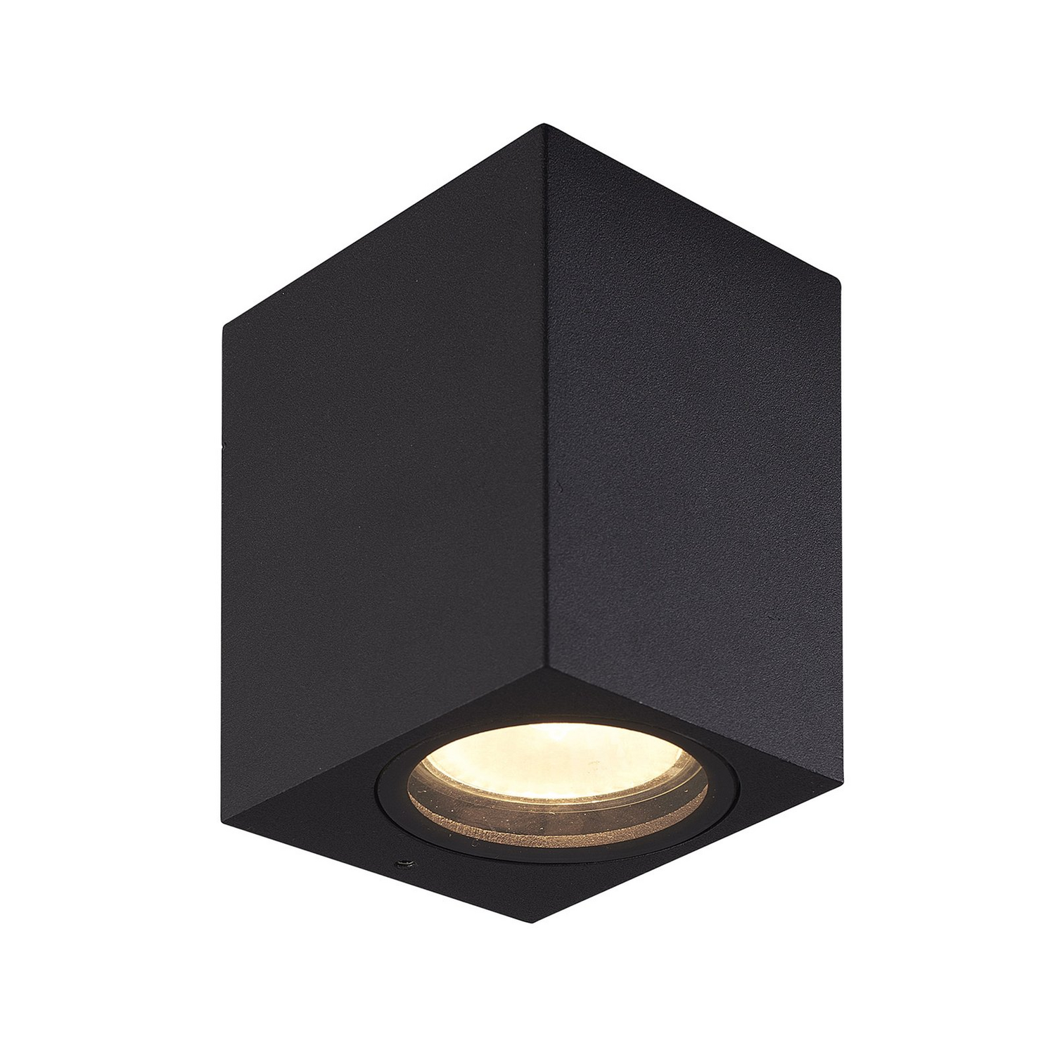 B-Ware Prios Außenwandleuchte Wandlampe Led Schwarz Eckig 10 Cm Lampe Spot 4 Stück - 4251911759549