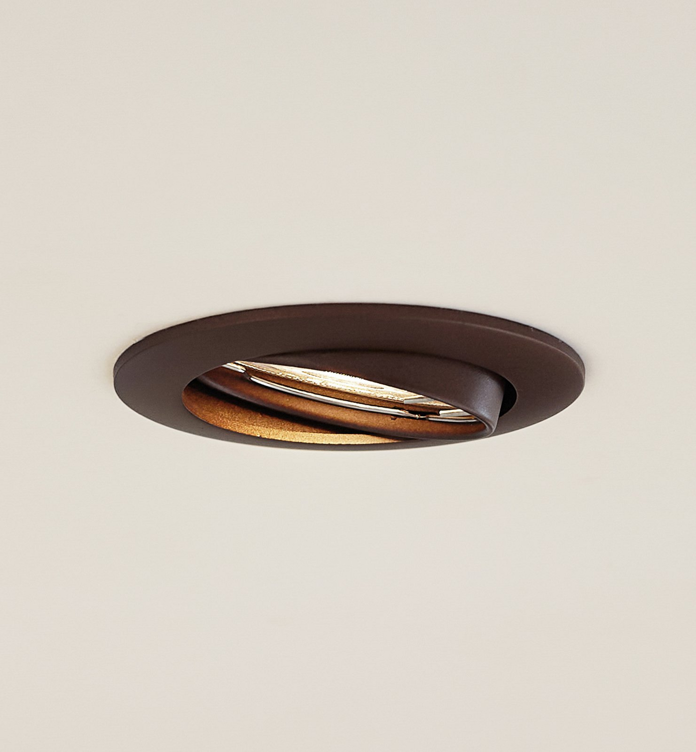 B-Ware Prios Deckeneinbauleuchte Einbaulampe Fibur Bronze Zink 8,2 Cm 8 Stück - 4251911795615