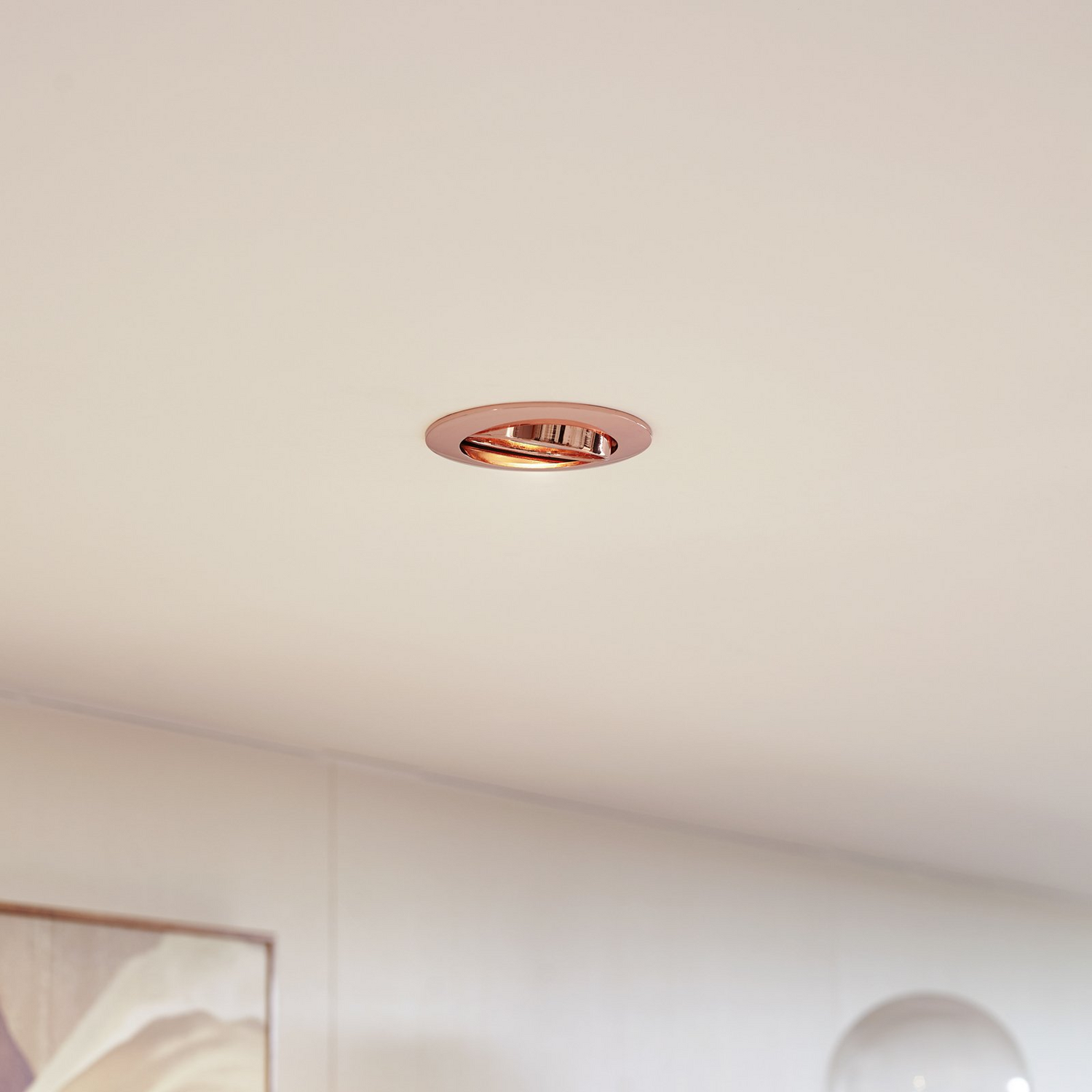 B-Ware Prios Deckeneinbauleuchte Einbaulampe Fibur Kupfer Zink 8 2 Cm Gu10 8 Stück - 4251911795639