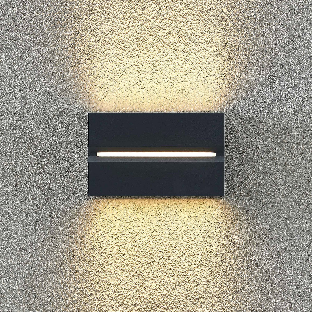 Prios Itarion Led Außenwandlampe Wandlampe Led Außenbeleuchtung 3 Stück B-Ware - 4251911736830