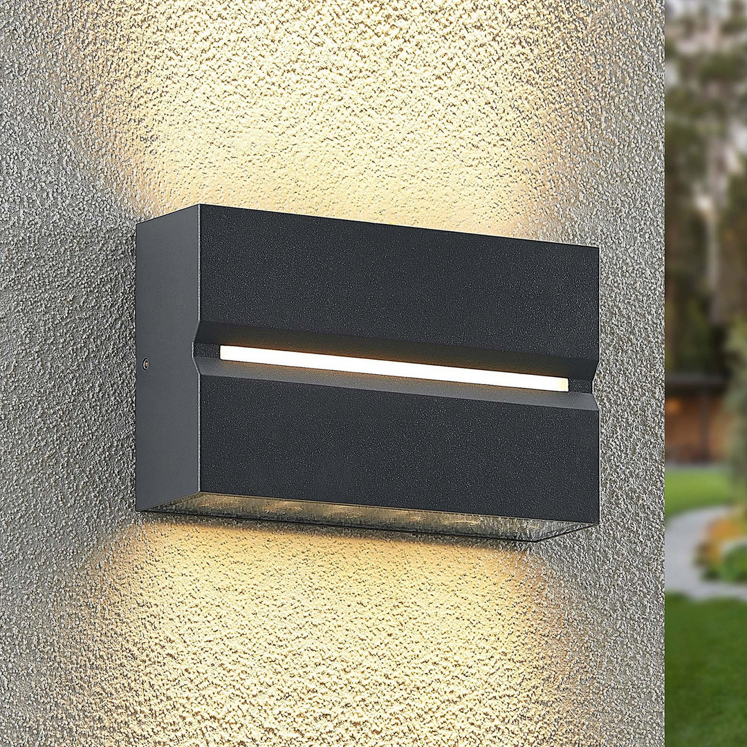 Prios Itarion Led Außenwandlampe Wandlampe Led Außenbeleuchtung 3 Stück B-Ware - 4251911736830