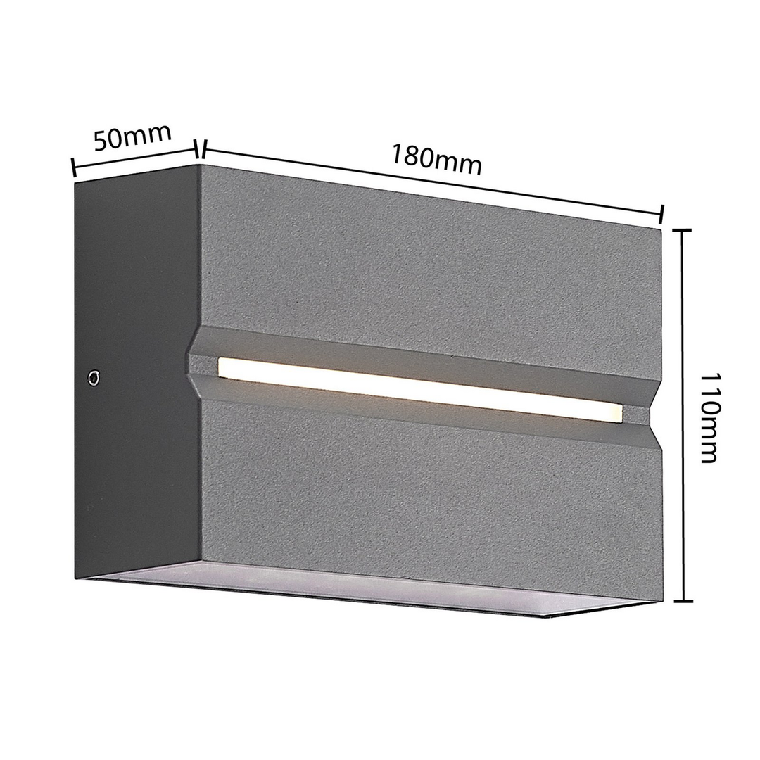 Prios Itarion Led Außenwandlampe Wandlampe Led Außenbeleuchtung 3 Stück B-Ware - 4251911736830