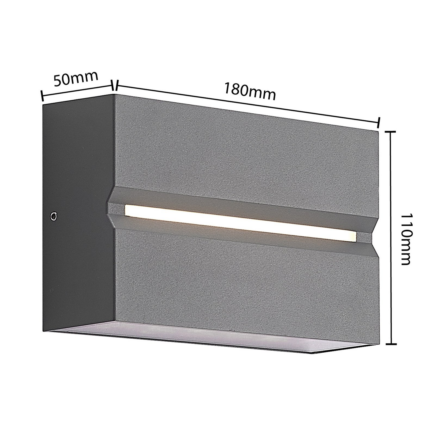 Prios Itarion Led Außenwandlampe Wandlampe Led Außenbeleuchtung 3 Stück B-Ware - 4251911736830