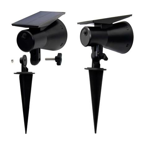 B-Ware Prios Jostiras Led Solarstrahler Erdspieß Solarleuchte Solarlampe 3 Stück - 4251911748550