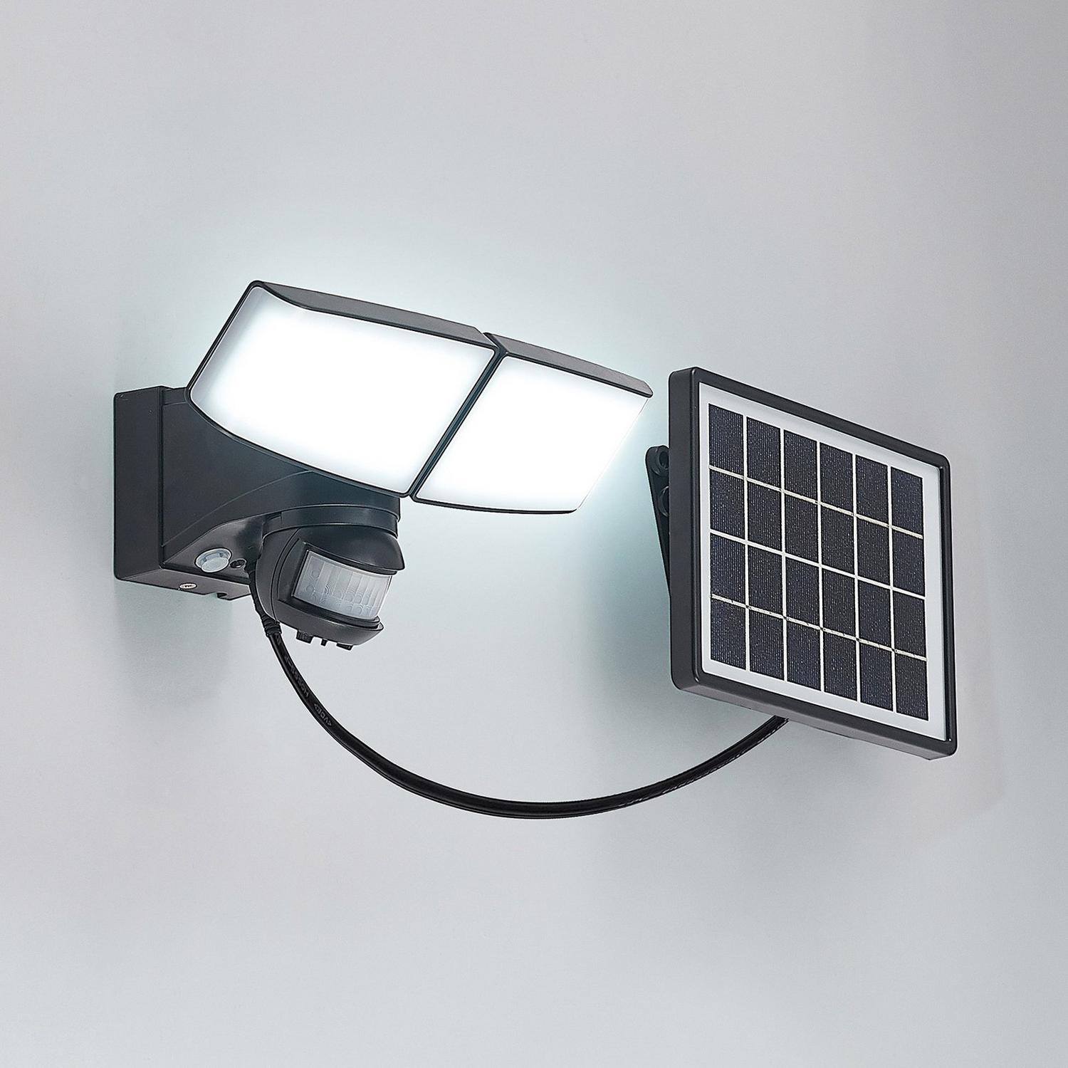B-Ware Prios Kalvito Led Solar Wandstrahler Wandleuchte Wandlampe Leuchte Sensor 2 675 - 4251911736564